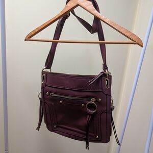 Aldo Chic Burgundy Shoulder Bag